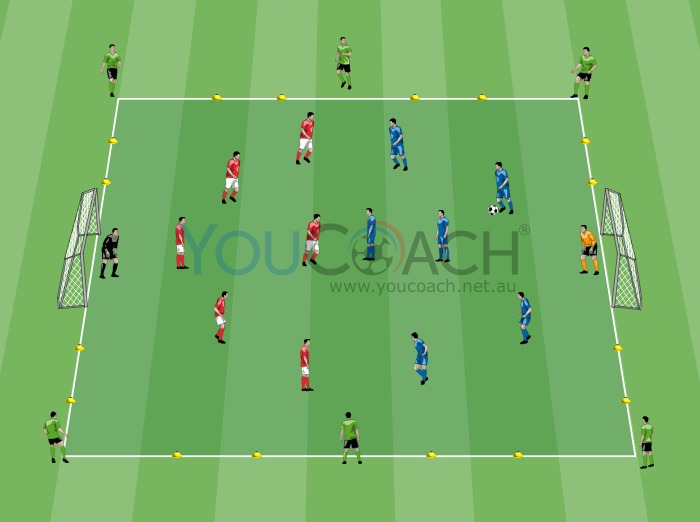 Small Sided Game 6 Against 6 And 6 Flex Players Chelsea