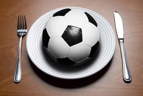 pranzo cena alimentazione calcio