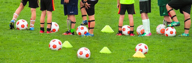 Allenamento nel calcio settore giovanile