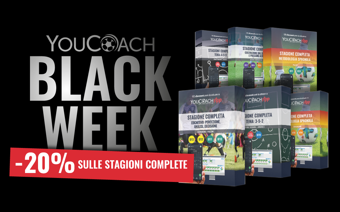 YouCoach Black Week 2022: 20% di sconto sulle Stagioni Complete