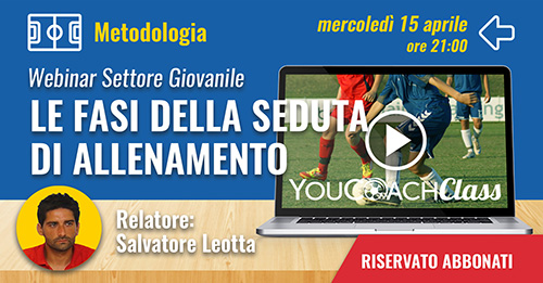 YouCoachClass Leotta metodologia settore giovanile