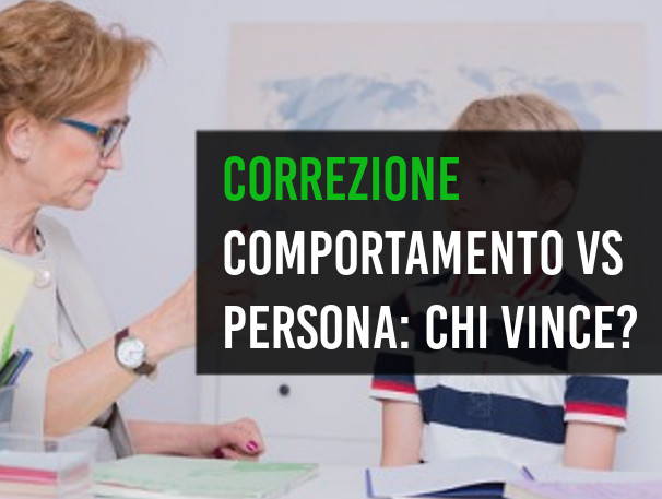 Comportamento persona correzione