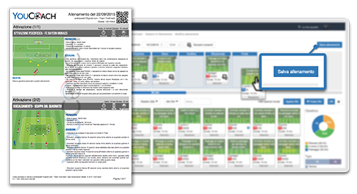 Stampa e salva allenamento youcoachapp