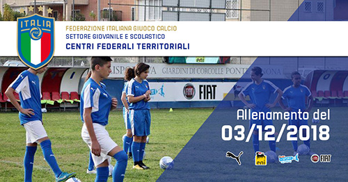 Allenamento del 03 Dicembre Centri Federali Territoriali