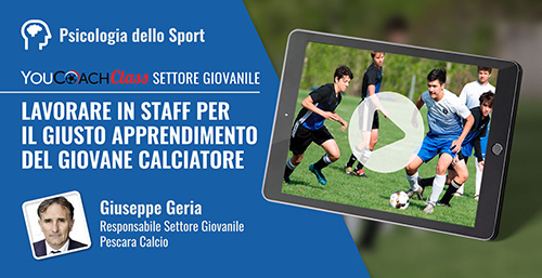 Giuseppe Geria webinar formazione calcio YouCoachClass