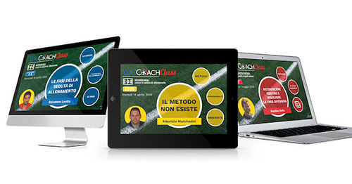 YouCoachClass webinar su tre dispositivi