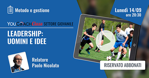 YouCoachClass webinar settembre 2020 Nicolato