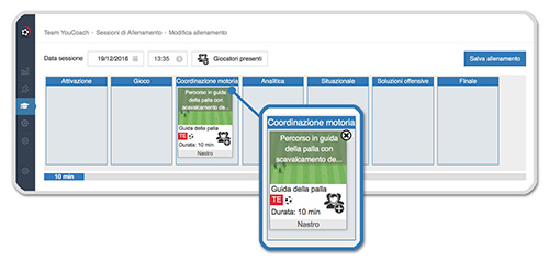 Configuratore YouCoachApp schede esercizi