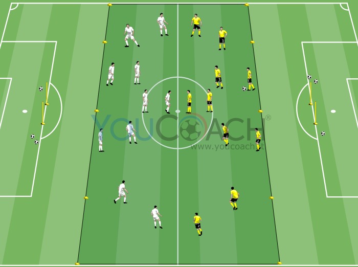 Partita a tema 10 contro 10 - Borussia Dortmund BVB