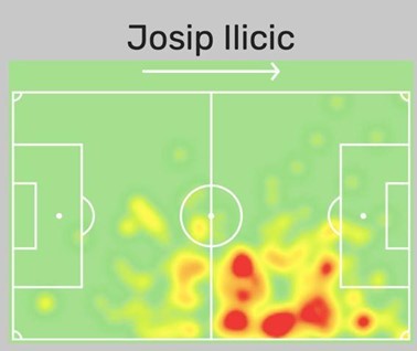 Heatmap Ilicic. Immagine fornita dall’Eco di Bergamo