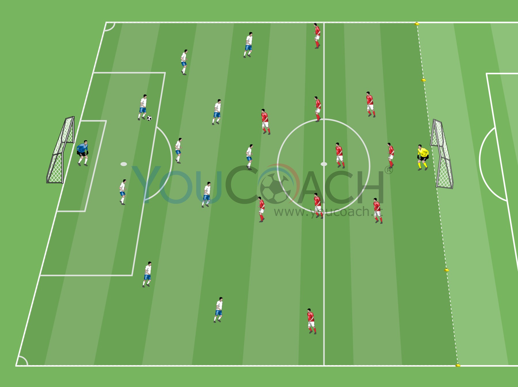 Partita libera su 3/4 campo