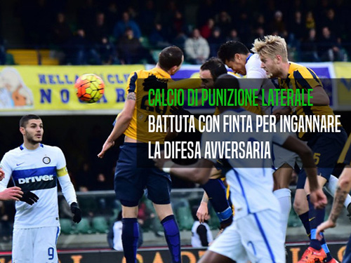 Come calciare una punizione laterale