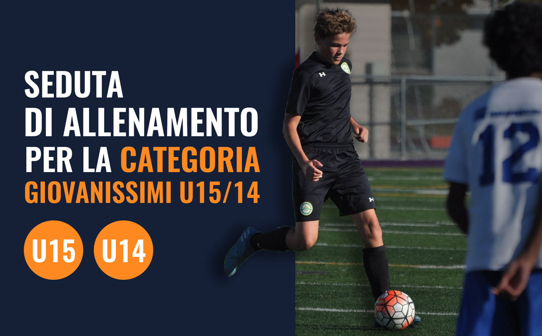 Seduta di allenamento per la categoria Giovanissimi U15 - U14