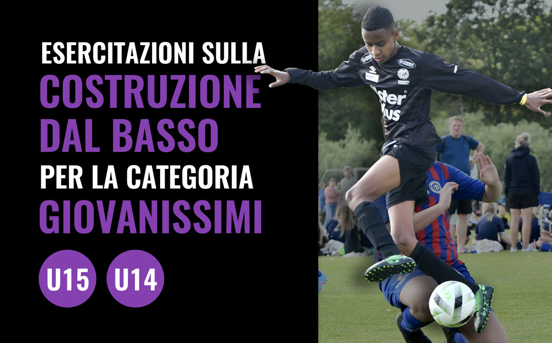 Esercitazioni sulla costruzione dal basso per la categoria Giovanissimi U15 e U14