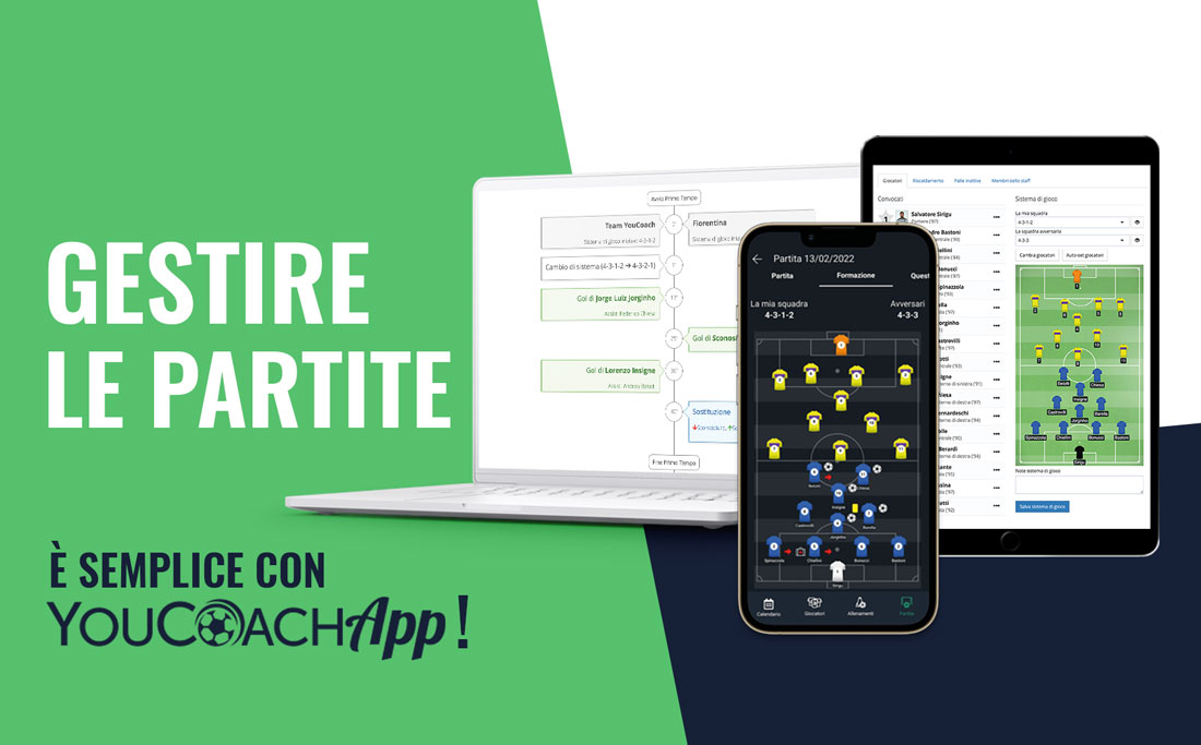 Come gestire le partite con YouCoachApp