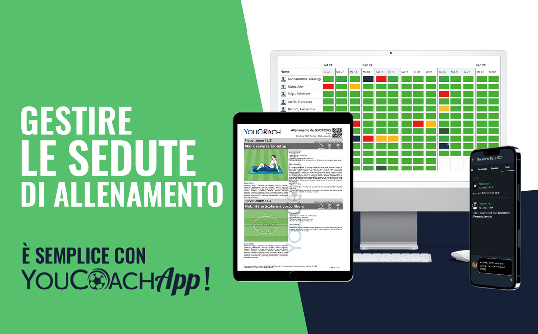 Come gestire le sedute di allenamento con YouCoachApp