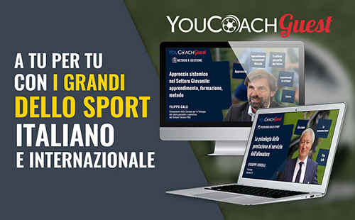 Con YouCoachGuest ospiti relatori di caratura nazionale e internazionale del mondo del calcio e non solo