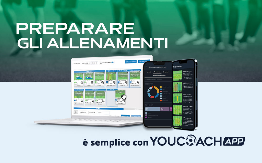 Come creare gli esercizi e preparare gli allenamenti di calcio con YouCoachAPP Come creare gli esercizi e preparare gli allenamenti di calcio con YouCoachAPP