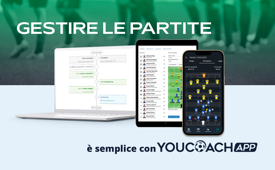 Come gestire le partite con YouCoachAPP