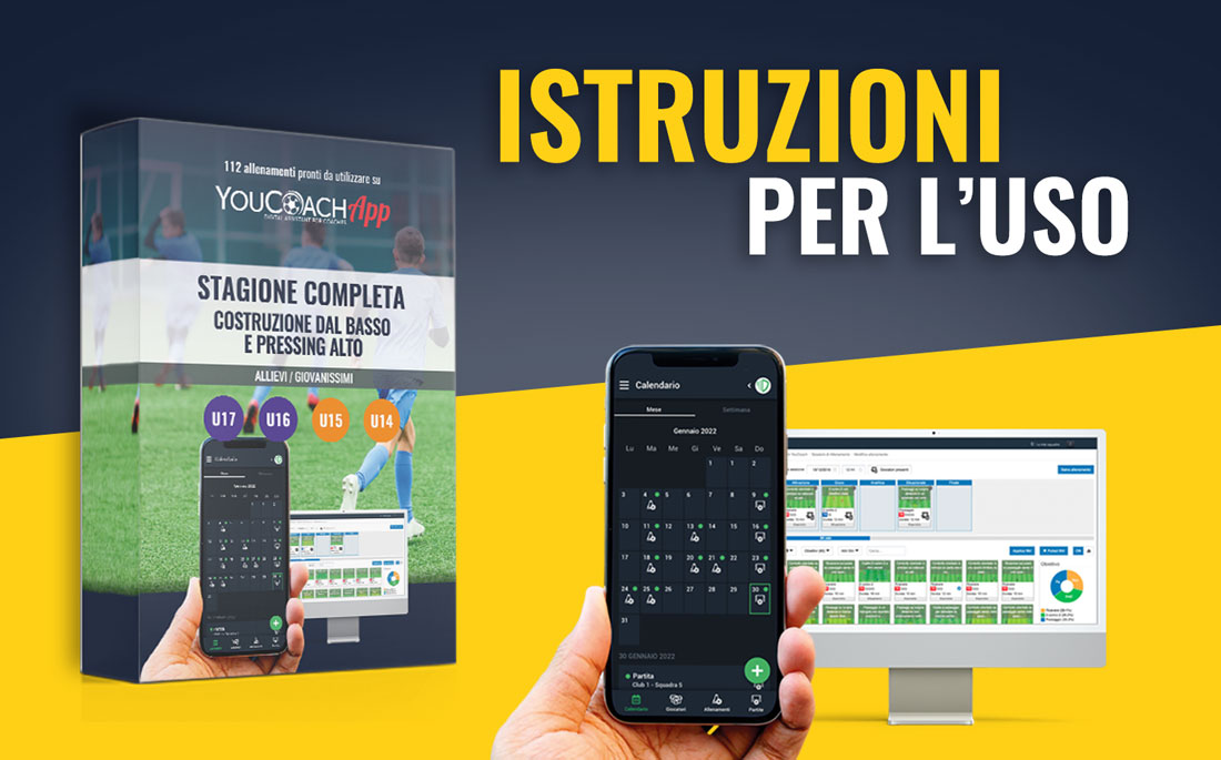 Istruzioni stagione completa YouCoach allievi e giovanissimi Istruzioni stagione completa YouCoach allievi e giovanissimi