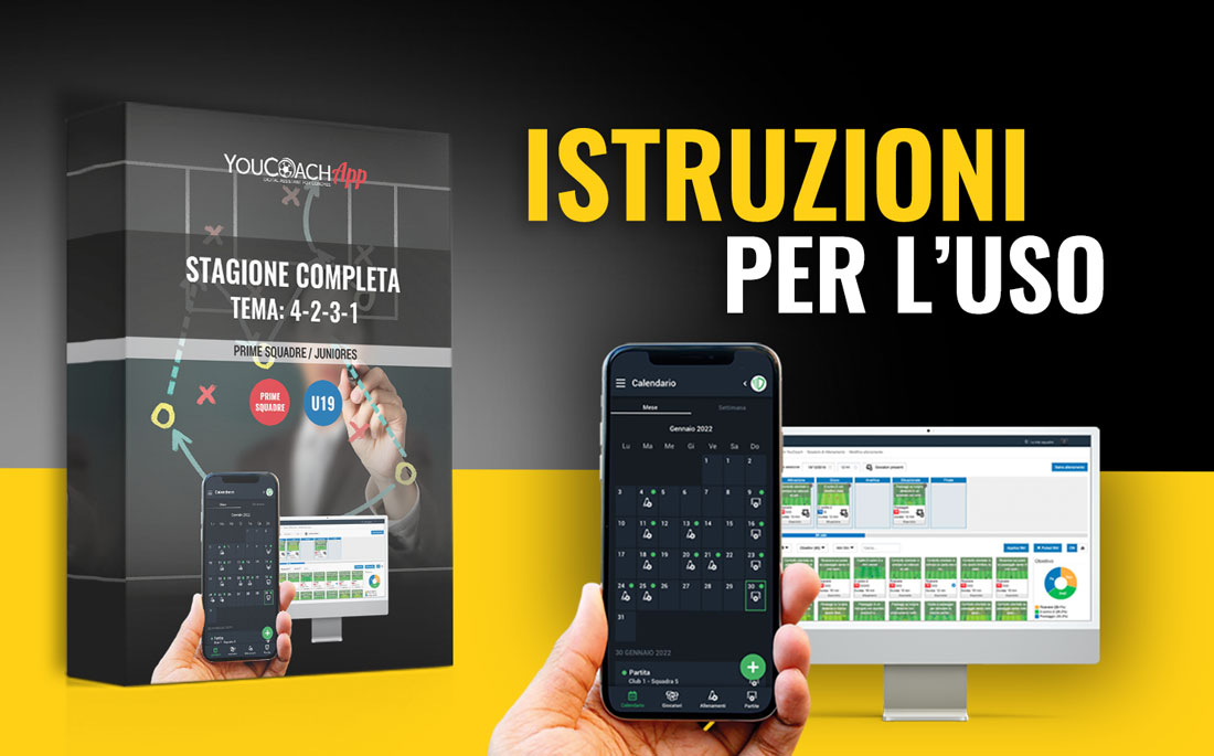 Istruzioni uso stagione completa 4-2-3-1 Istruzioni uso stagione completa 4-2-3-1