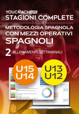 Stagione Completa Metodologia Spagnola con mezzi operativi Spagnoli - Giovanissimi ed Esordienti - 2 Allenamenti