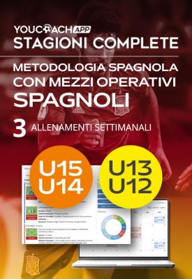 Stagione Completa Metodologia Spagnola con mezzi operativi Spagnoli - Giovanissimi ed Esordienti - 3 Allenamenti