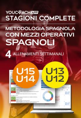 Stagione Completa Metodologia Spagnola con mezzi operativi Spagnoli - Giovanissimi ed Esordienti - 4 Allenamenti