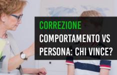 Comportamento persona correzione