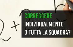 Correggere errori gruppo squadra