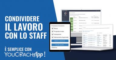 Condividere le proposte tecniche con lo staff di allenatori con YouCoachApp