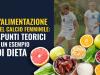 Alimentazione nel calcio femminile esempio di dieta