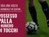 Analisi video Mondiale in Qatar possesso palla e numero di tocchi