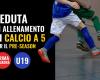 Allenamento calcio a 5 preseason nel futsal