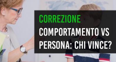 Comportamento persona correzione