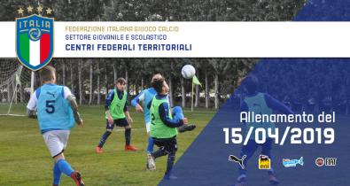 Allenamento del 15 Aprile Centri Federali Territoriali