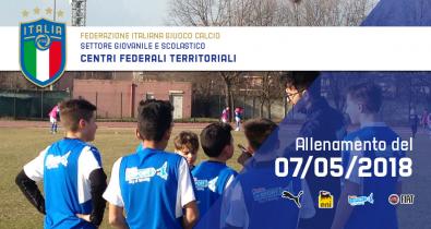 Allenamento del 07 Maggio Centri Federali Territoriali