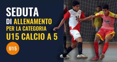 Allenamento per il futsal under 15