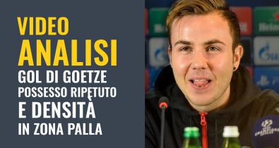 Possesso ripetuto e densità in zona palla: il gol di Goetze contro la Dinamo Zagabria