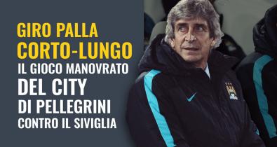 Giro palla per corto-lungo: il gol di Sterling contro il Siviglia