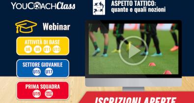 YouCoachClass ciclo dedicato alla tattica webinar