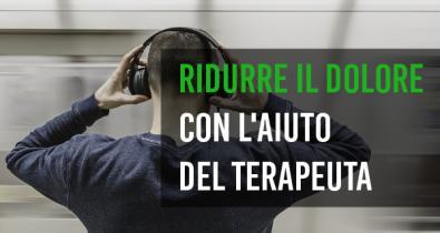 Ridurre il dolore con l'aiuto del terapeuta