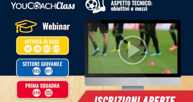 YouCoachClass aspetto tecnico iscriviti al webinar