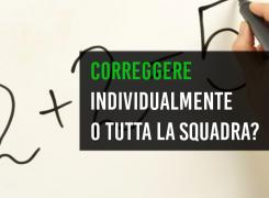 Correggere errori gruppo squadra