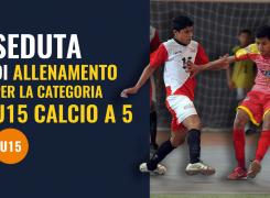 Allenamento per il futsal under 15