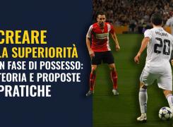 Creare le superiorità nel calcio analisi tattica