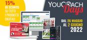 YouCoach Days 2022 - Sconto 15% su tutti i prodotti digitali dal 26/5 al 2/6