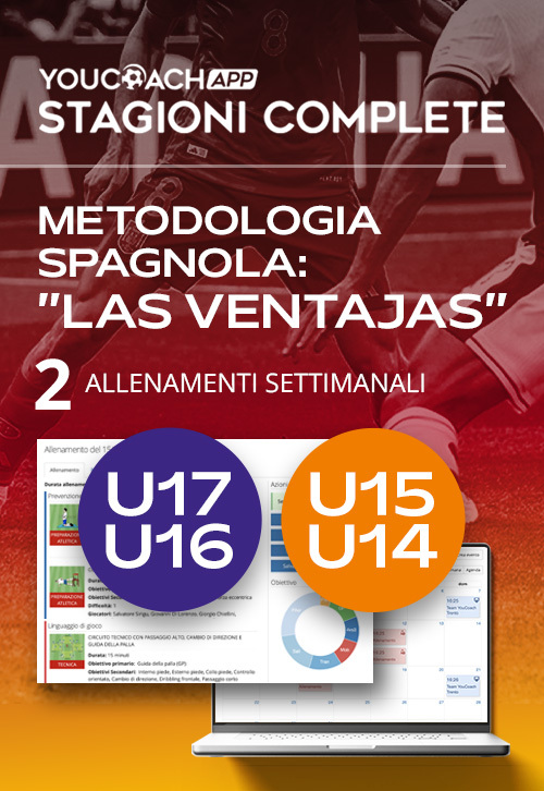 Stagione Completa Metodologia Spagnola "Las Ventajas" - Allievi e Giovanissimi - 2 allenamenti settimanali