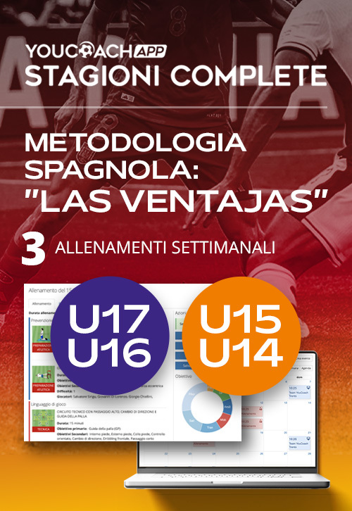 Stagione Completa Metodologia Spagnola "Las Ventajas" - Allievi e Giovanissimi - 3 allenamenti settimanali