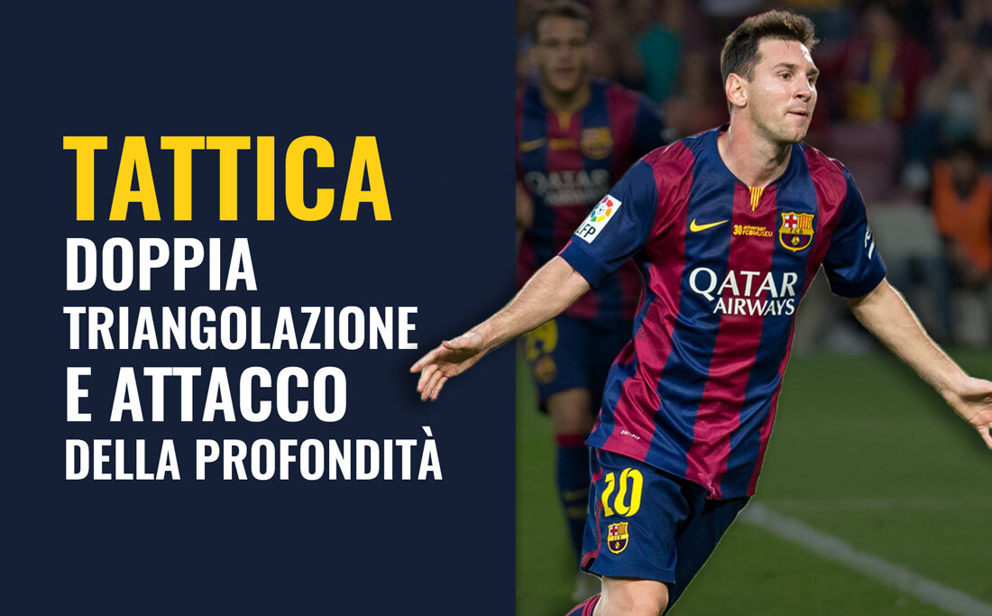 Gestione della palla su tre lati, schiacciamento della linea difensiva, attacco della profondità e triangolazione doppia: il gol di Messi contro la Roma